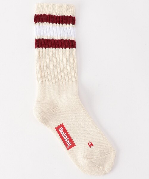 FREAK'S STORE（フリークスストア）の「Healthknit/ヘルスニット クラシック3本ライン 3Pソックス（ソックス/靴下・レディース・ナチュラル・ONE SIZE）」の2枚目の写真