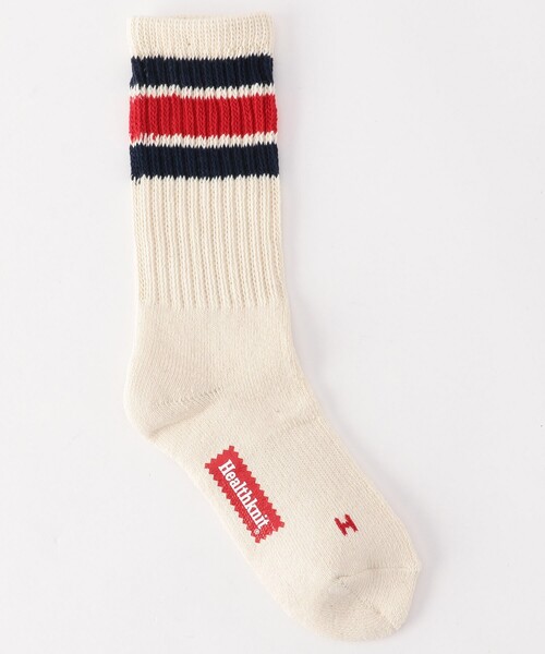 FREAK'S STORE（フリークスストア）の「Healthknit/ヘルスニット クラシック3本ライン 3Pソックス（ソックス/靴下・レディース・ナチュラル・ONE SIZE）」の7枚目の写真
