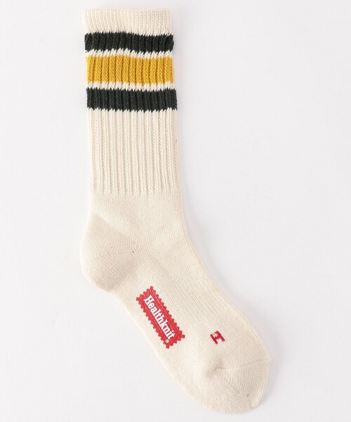 FREAK'S STORE（フリークスストア）の「Healthknit/ヘルスニット クラシック3本ライン 3Pソックス（ソックス/靴下・レディース・ナチュラル・ONE SIZE）」の8枚目の写真