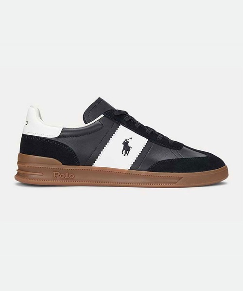 POLO RALPH LAUREN(ポロ ラルフ ローレン)の「ポロ ラルフ ローレン ヘリテージ エラ スニーカー(スニーカー・メンズ・ホワイト系その他/ブラック・100/95/90/85/80/75)」の1枚目の写真