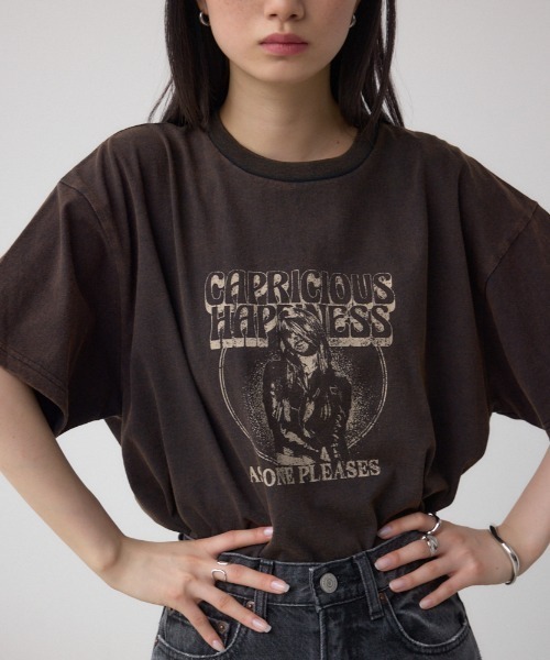 セール】USEDロックルーズTシャツ（Tシャツ/カットソー）｜AZUL
