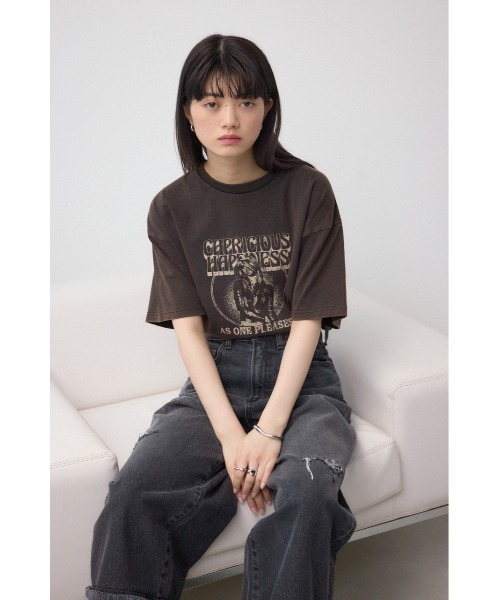 【ai】MOUSSY WAIST TUCK DENIM シャツ ブラック セール】【セットアップ対応】WAIST TUCK DENIM シャツ（シャツ