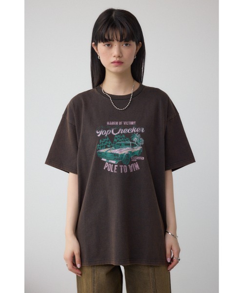 リナシメント RINASCIMENTO クルーネックドルマンTシャツ （Blu） リナシメント RINASCIMENTO クルーネックドルマンTシャツ （Blu