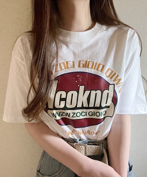 オーバーサイズプリントTシャツ（Tシャツ/カットソー）｜Nana
