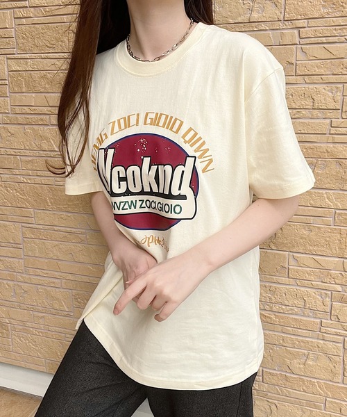 オーバーサイズプリントTシャツ（Tシャツ/カットソー）｜Nana