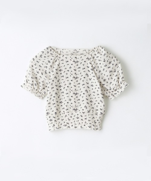coca(coca)(コカ)の「キッズ クレープシャーリング花柄トップス(Tシャツ/カットソー・キッズ・A/B・150/140/130/120)」の19枚目の写真