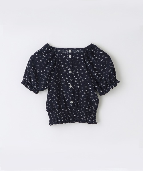 coca(coca)(コカ)の「キッズ クレープシャーリング花柄トップス(Tシャツ/カットソー・キッズ・A/B・150/140/130/120)」の20枚目の写真