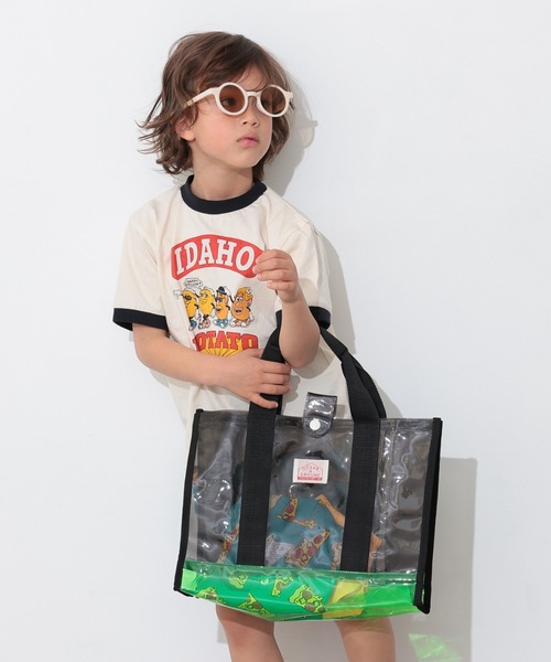 Ocean&Ground(オーシャン&グラウンド)の「プールバック OAHU【Online Exclusive】(トートバッグ・キッズ・グリーン/イエロー/ピンク/ブルー/ブラック/ライトブルー/チャコールグレー/ライトグリーン・FREE)」の1枚目の写真