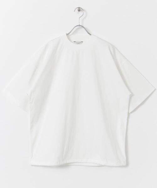 URBAN RESEARCH DOORS（アーバンリサーチドアーズ）の「『仁村紗和さん着用』『UR TECH』サマシェア ドロストTシャツ（Tシャツ/カットソー・メンズ・ブラック/ブラック系その他/ホワイト・MEDIUM/LARGE）」の21枚目の写真