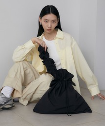 somlu. | 【somlu.】ギャザービッグ巾着ショルダーバッグ(ショルダーバッグ)