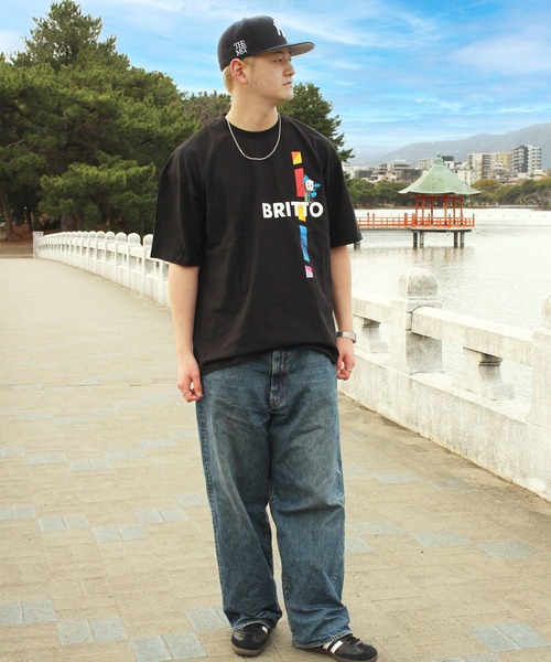 TONE SELECT GOODS（トーンセレクトグッズ）の「【BRITTO】プリントTシャツ（Tシャツ/カットソー・メンズ・ネイビー/ブラック系その他/ホワイト系その他2/ブラック系その他2/ホワイト系その他・MEDIUM/LARGE/X-LARGE/SMALL）」の5枚目の写真