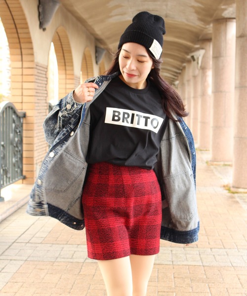 TONE SELECT GOODS（トーンセレクトグッズ）の「【BRITTO】プリントTシャツ（Tシャツ/カットソー・メンズ・ネイビー/ブラック系その他/ホワイト系その他2/ブラック系その他2/ホワイト系その他・MEDIUM/LARGE/X-LARGE/SMALL）」の18枚目の写真