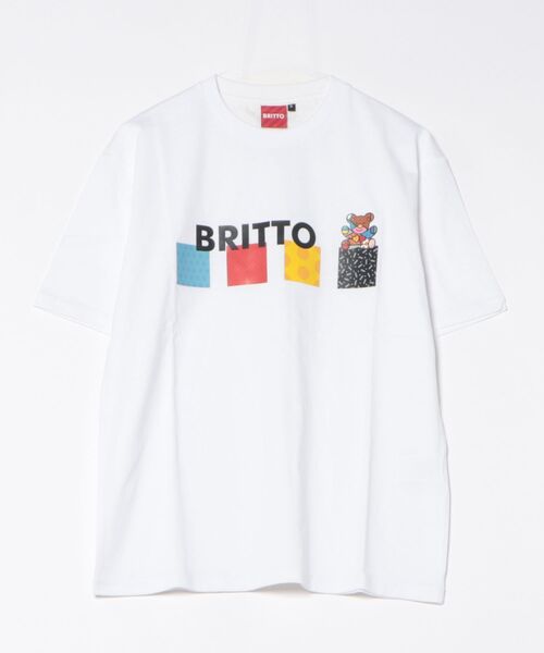 TONE SELECT GOODS（トーンセレクトグッズ）の「【BRITTO】プリントTシャツ（Tシャツ/カットソー・メンズ・ネイビー/ブラック系その他/ホワイト系その他2/ブラック系その他2/ホワイト系その他・MEDIUM/LARGE/X-LARGE/SMALL）」の6枚目の写真