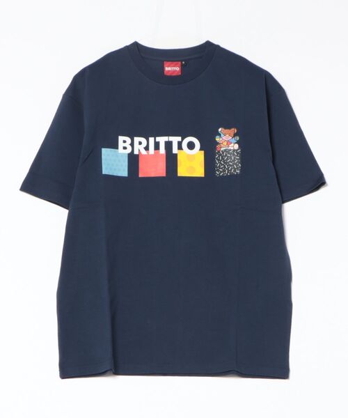 TONE SELECT GOODS（トーンセレクトグッズ）の「【BRITTO】プリントTシャツ（Tシャツ/カットソー・メンズ・ネイビー/ブラック系その他/ホワイト系その他2/ブラック系その他2/ホワイト系その他・MEDIUM/LARGE/X-LARGE/SMALL）」の8枚目の写真