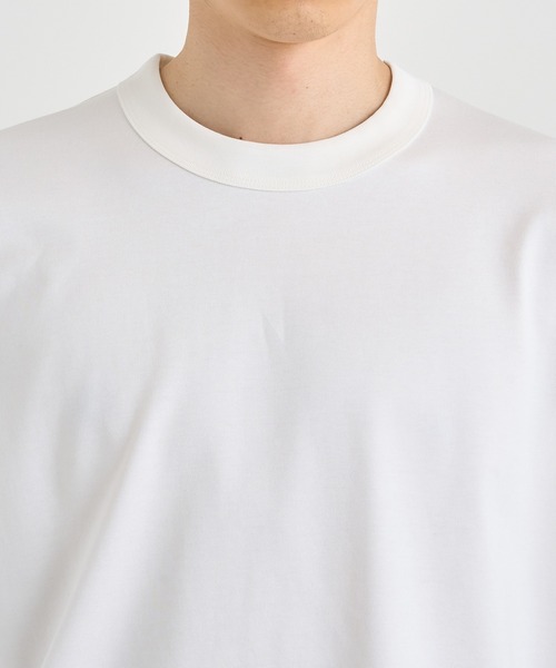 CINOH(チノ)の「【CINOH/チノ】別注ドローコード、シガーポケットT(Tシャツ/カットソー・メンズ・ホワイト/ダークグレー/ブラック・44/46/48)」の8枚目の写真