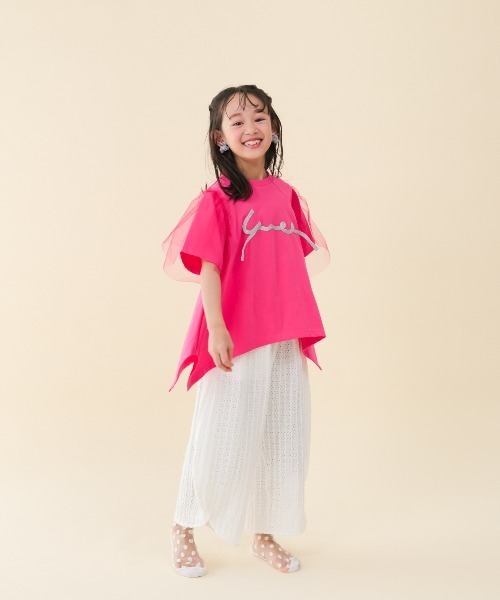 unica（ユニカ）の「レースまんまるパンツ（その他パンツ・キッズ・オフホワイト/ブルー/ブラック・XL/S/M/L）」の4枚目の写真