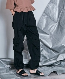 カーゴパンツ グレー フリル付き ラインカーゴパンツ[品番：MKSW0064112]｜MURUA（ムルーア）の