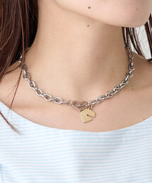 w closet（ダブルクローゼット）の「【前後2WAY】ハートチェーンネックレス（リング）」