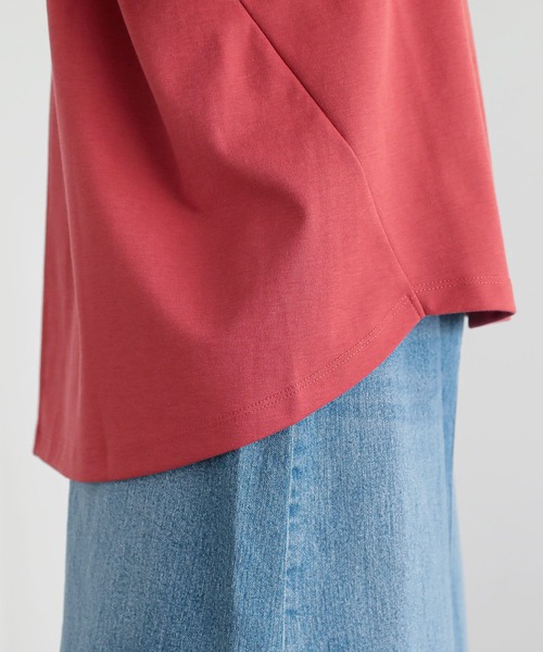 n'OrLABEL(ノアールレーベル)の「【機能素材】『袖タックTシャツ』(Tシャツ/カットソー・レディース・テラコッタ/グリーン/ネイビー/ブラック/オフホワイト/ブルー/グレー・FREE)」の17枚目の写真