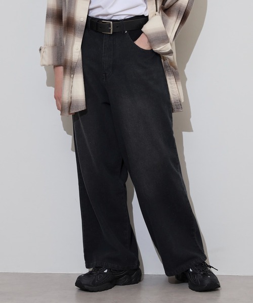 FUNALIVE（ファンアライブ）の「ルーズシルエット加工デニム（デニムパンツ・メンズ・ブルー/ブラック/ネイビー・XL/XXL/M/L）」の6枚目の写真