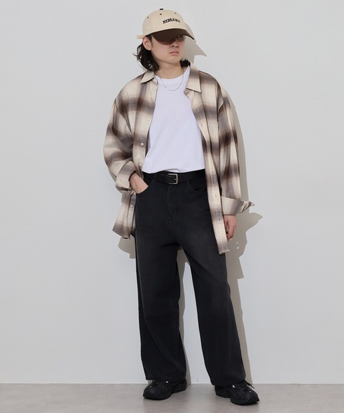 FUNALIVE（ファンアライブ）の「ルーズシルエット加工デニム（デニムパンツ・メンズ・ブルー/ブラック/ネイビー・XL/XXL/M/L）」の7枚目の写真