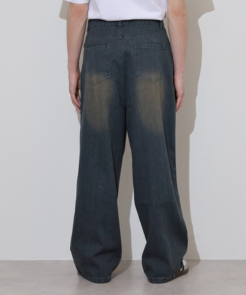 FUNALIVE（ファンアライブ）の「ルーズシルエット加工デニム（デニムパンツ・メンズ・ブルー/ブラック/ネイビー・XL/XXL/M/L）」の18枚目の写真