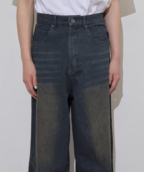 FUNALIVE（ファンアライブ）の「ルーズシルエット加工デニム（デニムパンツ・メンズ・ブルー/ブラック/ネイビー・XL/XXL/M/L）」の19枚目の写真