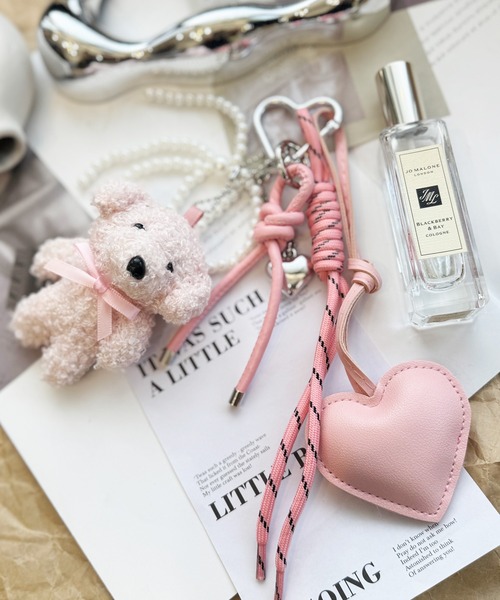 ❤︎K❤︎出品　わんぷり　プリティ犬袋　カラビナキーホルダー ❤︎K❤︎出品 わんぷり プリティ犬袋 カラビナキーホルダー