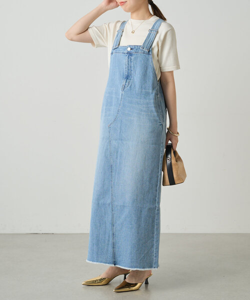 セール】【Healthy denim】Caramel Jumper Skirt（ワンピース