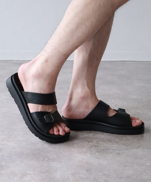 U.S. POLO ASSN.（ユーエスポロアッスン）の「【U.S. POLO ASSN./ユーエスポロアッスン】 ダブルベルト リカバリースライドサンダル（サンダル・メンズ・ブラウン/ブラック・LL/M/L）」の11枚目の写真