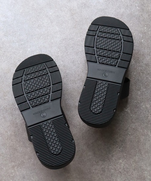 U.S. POLO ASSN.（ユーエスポロアッスン）の「【U.S. POLO ASSN./ユーエスポロアッスン】 ダブルベルト リカバリースライドサンダル（サンダル・メンズ・ブラウン/ブラック・LL/M/L）」の14枚目の写真