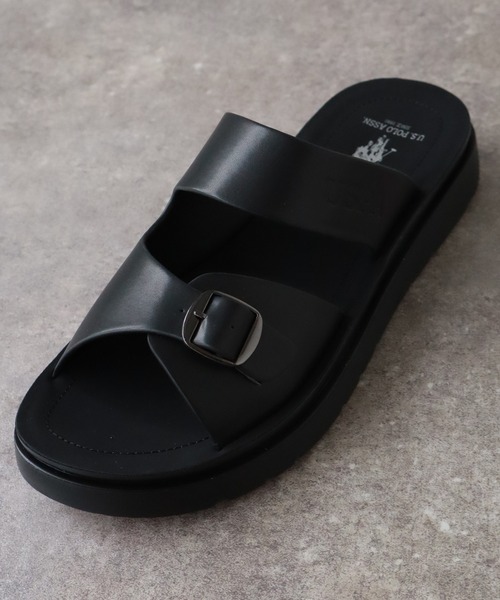 U.S. POLO ASSN.（ユーエスポロアッスン）の「【U.S. POLO ASSN./ユーエスポロアッスン】 ダブルベルト リカバリースライドサンダル（サンダル・メンズ・ブラウン/ブラック・LL/M/L）」の17枚目の写真