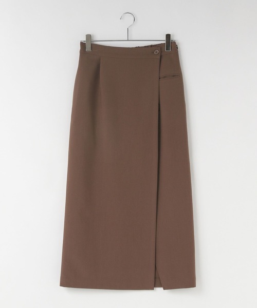 LOWRYS FARM（ローリーズファーム）の「ラップタイトスカート　 327283（スカート・レディース・ブラウン/アイボリー/ブラック・MEDIUM/LARGE）」の3枚目の写真
