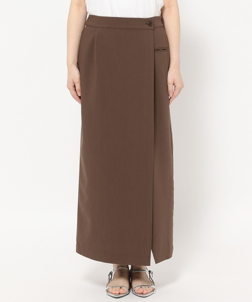 LOWRYS FARM（ローリーズファーム）の「ラップタイトスカート　 327283（スカート・レディース・ブラウン/アイボリー/ブラック・MEDIUM/LARGE）」の16枚目の写真