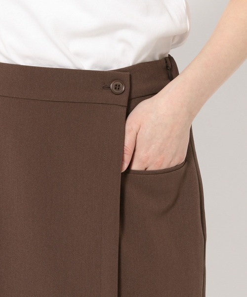 LOWRYS FARM（ローリーズファーム）の「ラップタイトスカート　 327283（スカート・レディース・ブラウン/アイボリー/ブラック・MEDIUM/LARGE）」の20枚目の写真