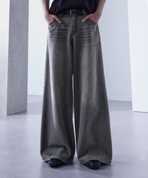 Loose/ルース（ルース）の「ヴィンテージフェード ワイドバギーデニムパンツ【セットアップ対応】（デニムパンツ）」