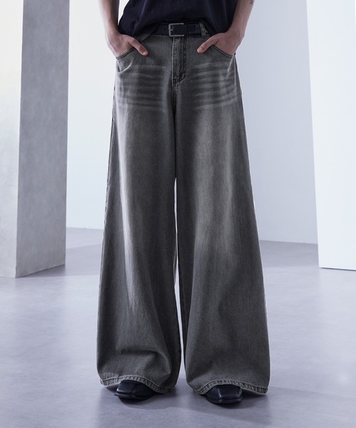 ワイドリジッドデニム　インターファクトリー バギーデニム ワイドリジッドデニム インターファクトリー バギーデニム
