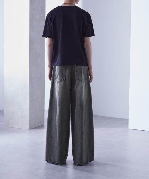 Loose/ルース（ルース）の「ヴィンテージフェード ワイドバギーデニムパンツ【セットアップ対応】（デニムパンツ・メンズ・グレー/ブルー/ブラック/ライトブルー・XS/S/M/L）」の5枚目の写真