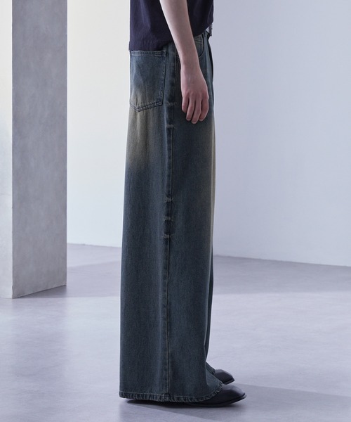 Loose/ルース（ルース）の「ヴィンテージフェード ワイドバギーデニムパンツ【セットアップ対応】（デニムパンツ・メンズ・グレー/ブルー/ブラック/ライトブルー・XS/S/M/L）」の16枚目の写真