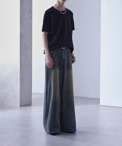 Loose/ルース（ルース）の「ヴィンテージフェード ワイドバギーデニムパンツ【セットアップ対応】（デニムパンツ・メンズ・グレー/ブルー/ブラック/ライトブルー・XS/S/M/L）」の19枚目の写真