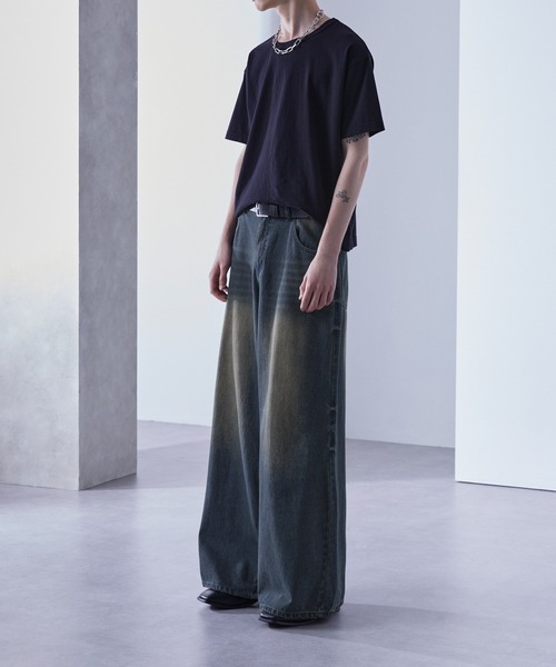 Loose/ルース（ルース）の「ヴィンテージフェード ワイドバギーデニムパンツ【セットアップ対応】（デニムパンツ・メンズ・グレー/ブルー/ブラック/ライトブルー・XS/S/M/L）」の20枚目の写真