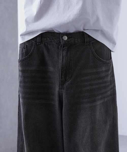 希少　Vintage 古着　フェード感　Big ワイドデニムパンツ　バギーパンツ 希少 Vintage 古着 フェード感 Big ワイドデニムパンツ バギー