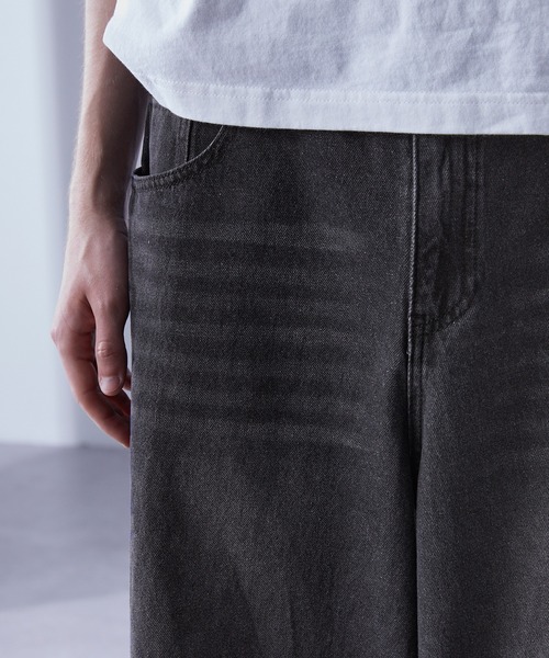 Loose/ルース（ルース）の「ヴィンテージフェード ワイドバギーデニムパンツ（デニムパンツ・メンズ・グレー/ブルー/ブラック/ライトブルー/ネイビー・XS/S/M/L）」の19枚目の写真