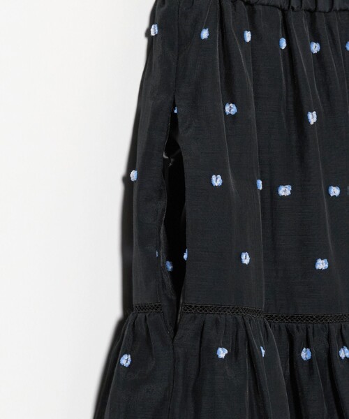 2トーン ドットジャガード スカート（スカート）｜UNITED ARROWS