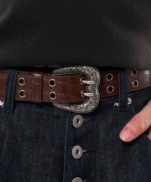 ASSORT HEAVY BUCKLE BELT / アソートヘビーバックルベルト