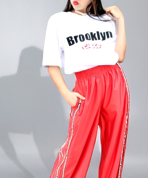 CHEER(チアー)の「BrooklynプリントBIGTEE(Tシャツ/カットソー・レディース・ホワイト/ブラック・S/M/L)」の9枚目の写真