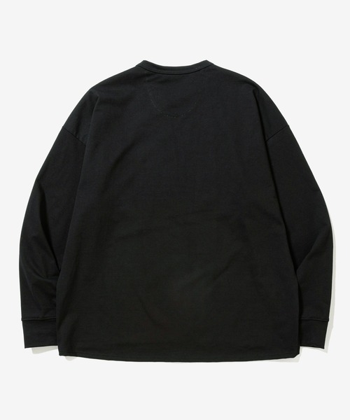 rehacer(レアセル)の「rehacer : Hemline One Flower L/S / ヘムラインワンフラワーポケットロングスリーブカットソー(Tシャツ/カットソー・メンズ・ブラック/グレー/ホワイト・MEDIUM/LARGE/X-LARGE/SMALL)」の8枚目の写真