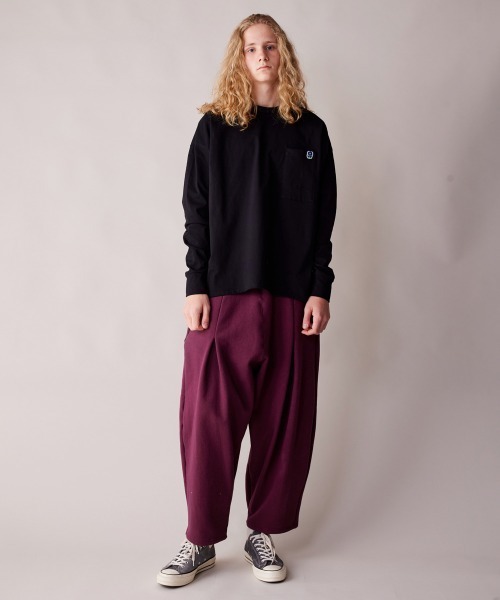 rehacer(レアセル)の「rehacer : Hemline One Flower L/S / ヘムラインワンフラワーポケットロングスリーブカットソー(Tシャツ/カットソー・メンズ・ブラック/グレー/ホワイト・MEDIUM/LARGE/X-LARGE/SMALL)」の10枚目の写真
