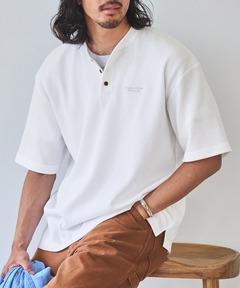 【なおさん専用】スヌード+MONOMARTシャツ+パンツ3着+不要シャツ・靴下 OWNth-オンス-】ロゴプリントオープンカラーシャツ -ユニセックス-