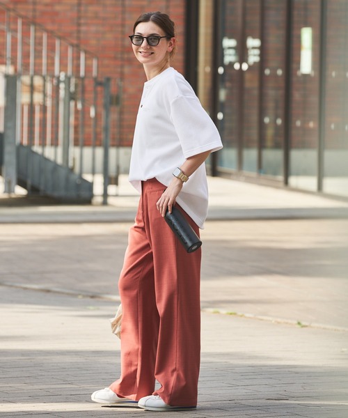 XYZページ ファンクショナルファブリック ロゴ刺繍 ビッグシルエット